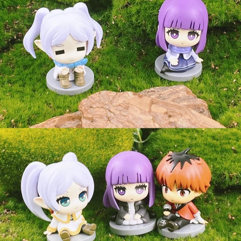 

New Funeral Florian Sitting Series Blind Box Q-Version Doll Anime Figures Model Desktop Ornament Toys Surroundings Kids Gifts