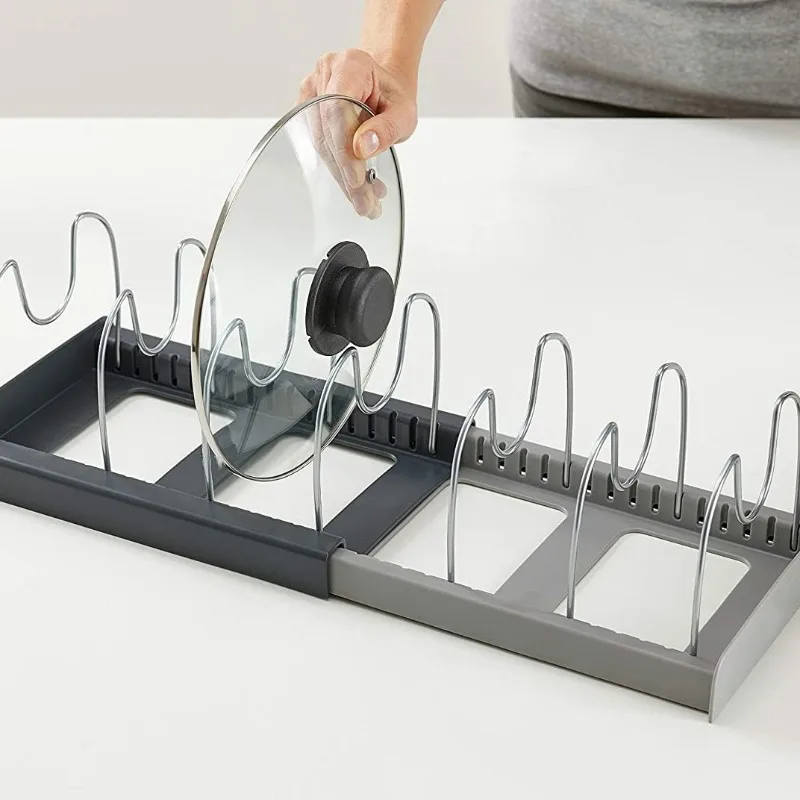 

Kitchen Accessories Pot Rack Pot Pan Kitchen Organizer for Storage Cabinet Kitchen Holder Pans Pots Lid Organizer Rack