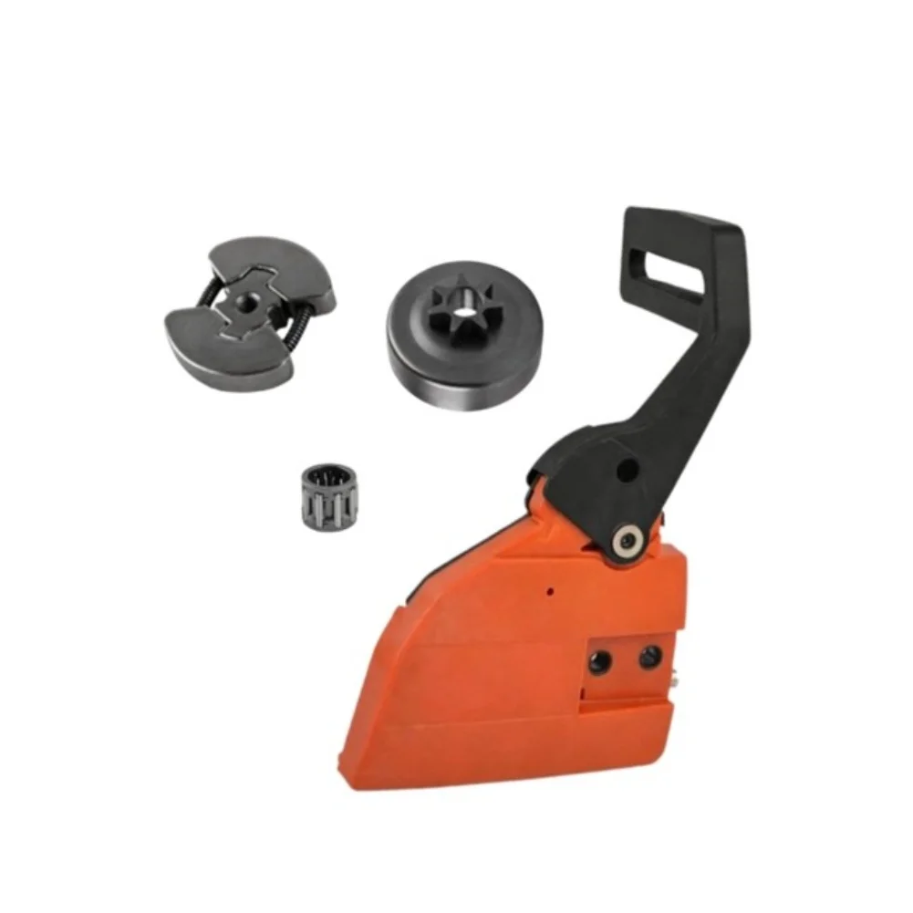 

Запасные части для крышки сцепления, тормозного рычага и крышки тормозного колеса для моделей бензопил 136, 137, 141, 142, комплект тормозных приспособлений.