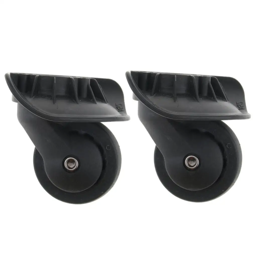 Universal Suitcase Wheels Nylon Material Smooth Rolling Swivel Casters for Trolley Bags Replacement Accessories