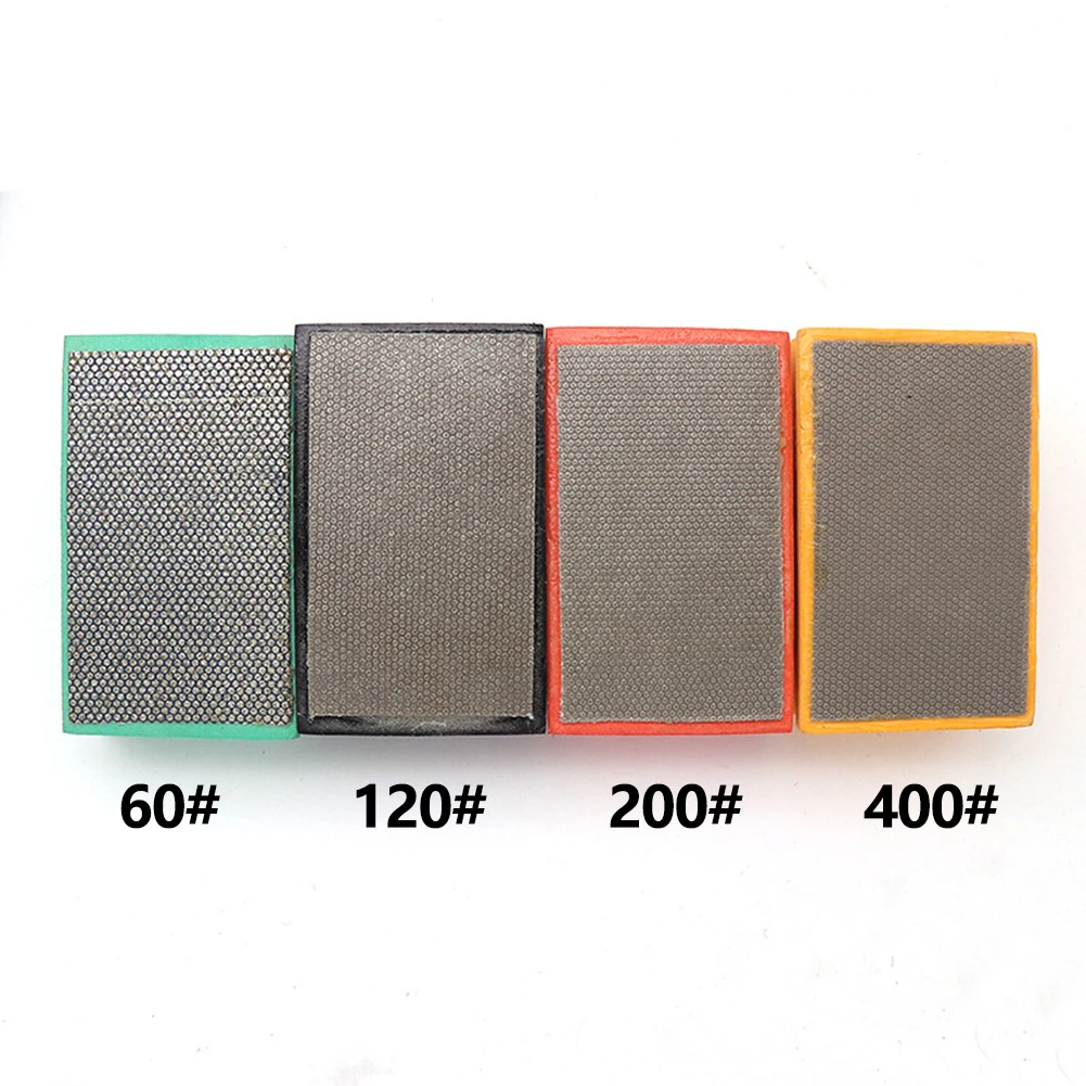 

Hand Polishing Pads 60 120 200 400Grit Sanding Block For Tile Glass Stone Marble Ceramic Abrasive Sanding Disc