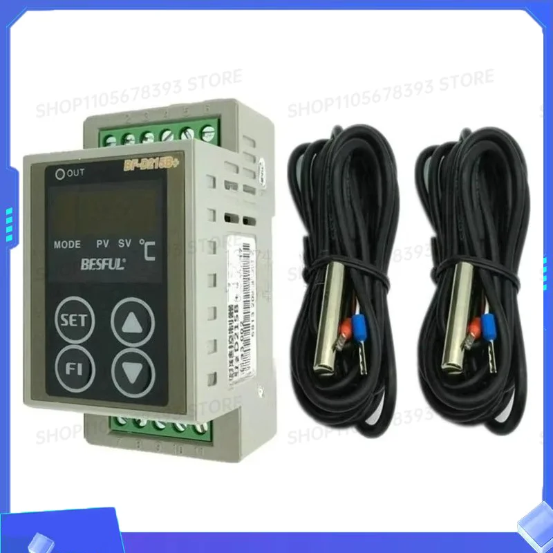 Intelligent Temperature Difference Controller Relay Output Control Hot Water Circulation Reflux System Digital Display