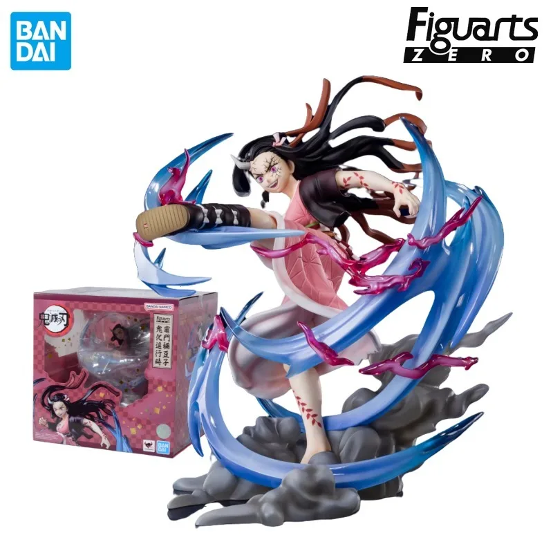 

Оригинальные фигурки в наличии BANDAI, фигурки героев мультфильма ZERO Demon Slayer Kamado Nezuko Ghost, аниме фигурки, подарок на день рождения, игрушка