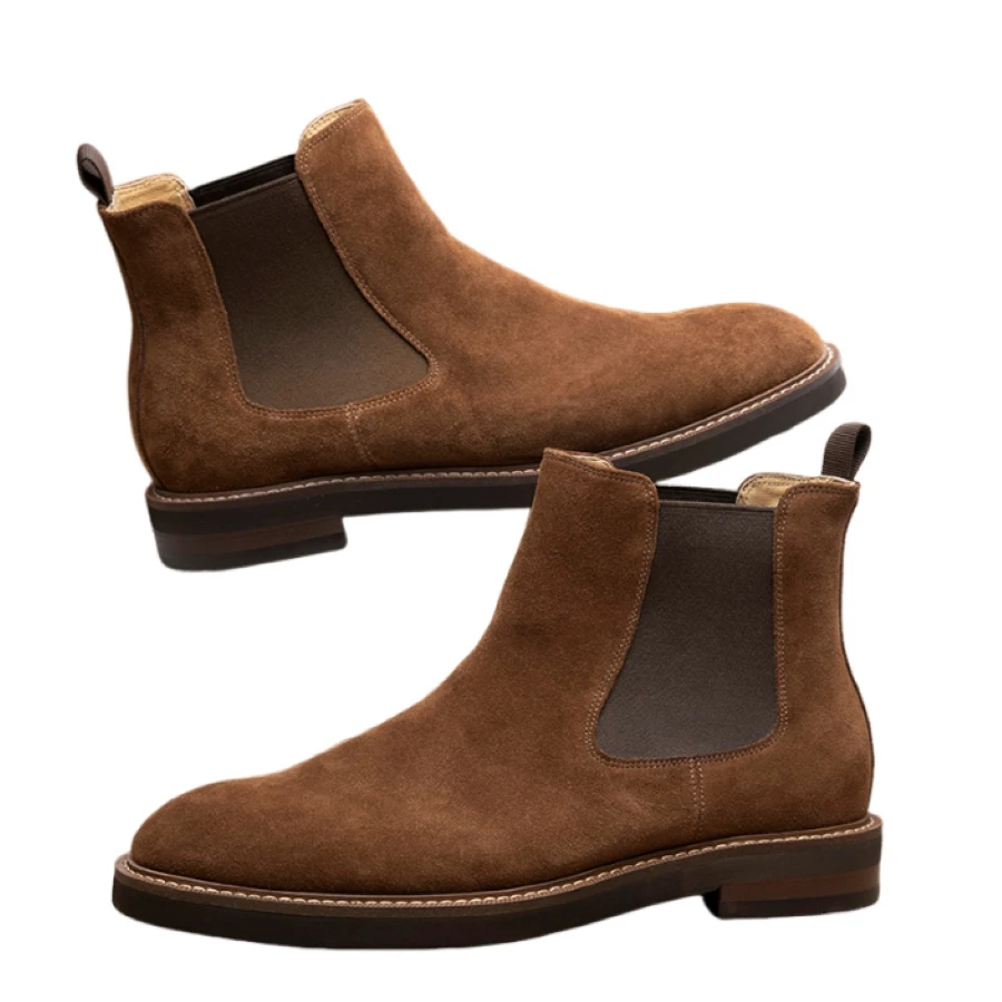 Adjustable Strap Boots – Custom Fit and Warm  Professional Leather Boots – Comfortable Stylish and Office-Ready AL1739