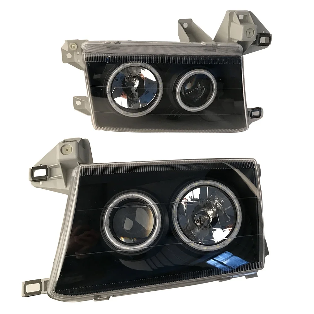 L+R Car LED Diaphragm Headlights Suitable For Toyota HILUX SURF 4Runner KZN185 UZN185 1996 1997 1998 1999 2000  Far And Near Lig