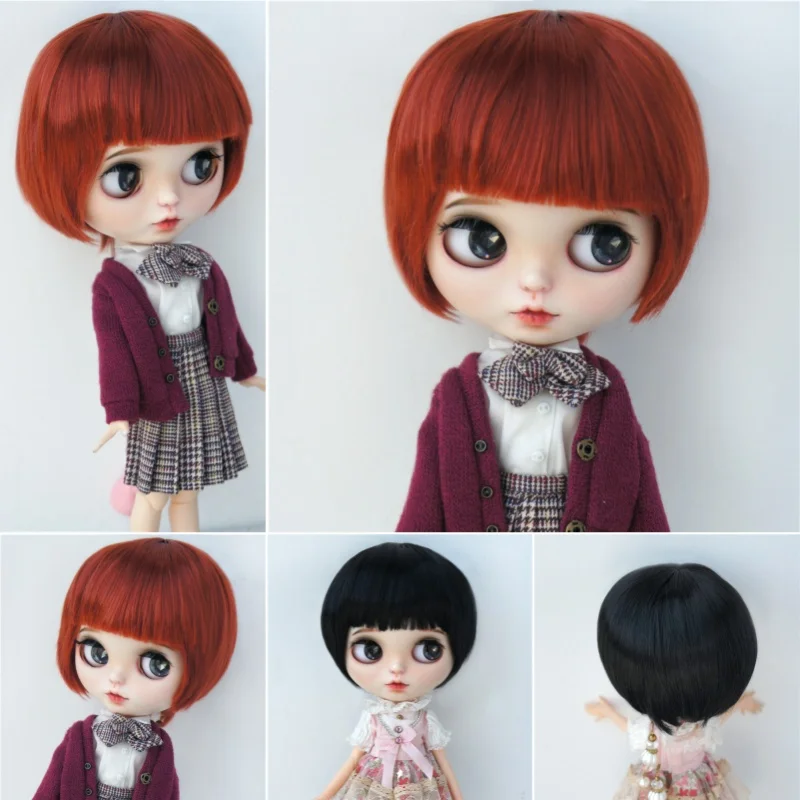 

JD019 Popular Boyish & Girlish Short Cut Synthetic Mohair BJD Wigs 1/12 1/8 1/6 1/4 1/3 OB11 YOSD MSD SD DOD Doll Accessories