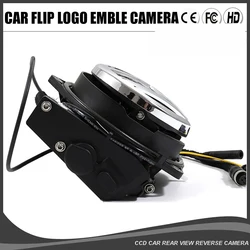 For Emblem Rotating Rear view Camera For Passat CC GOLF 6 7 Beetle EOS Polo Emblem Camera VW logo Flipping Backup Camera AHD