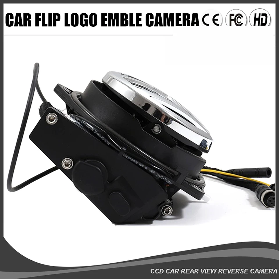 Emblem Rotating Rear view Flip Badge Logo Camera For Passat B7 B8 CC GOLF 6 7 MK7 Beetle EOS T-Roc Polo Flipping Backup Camera