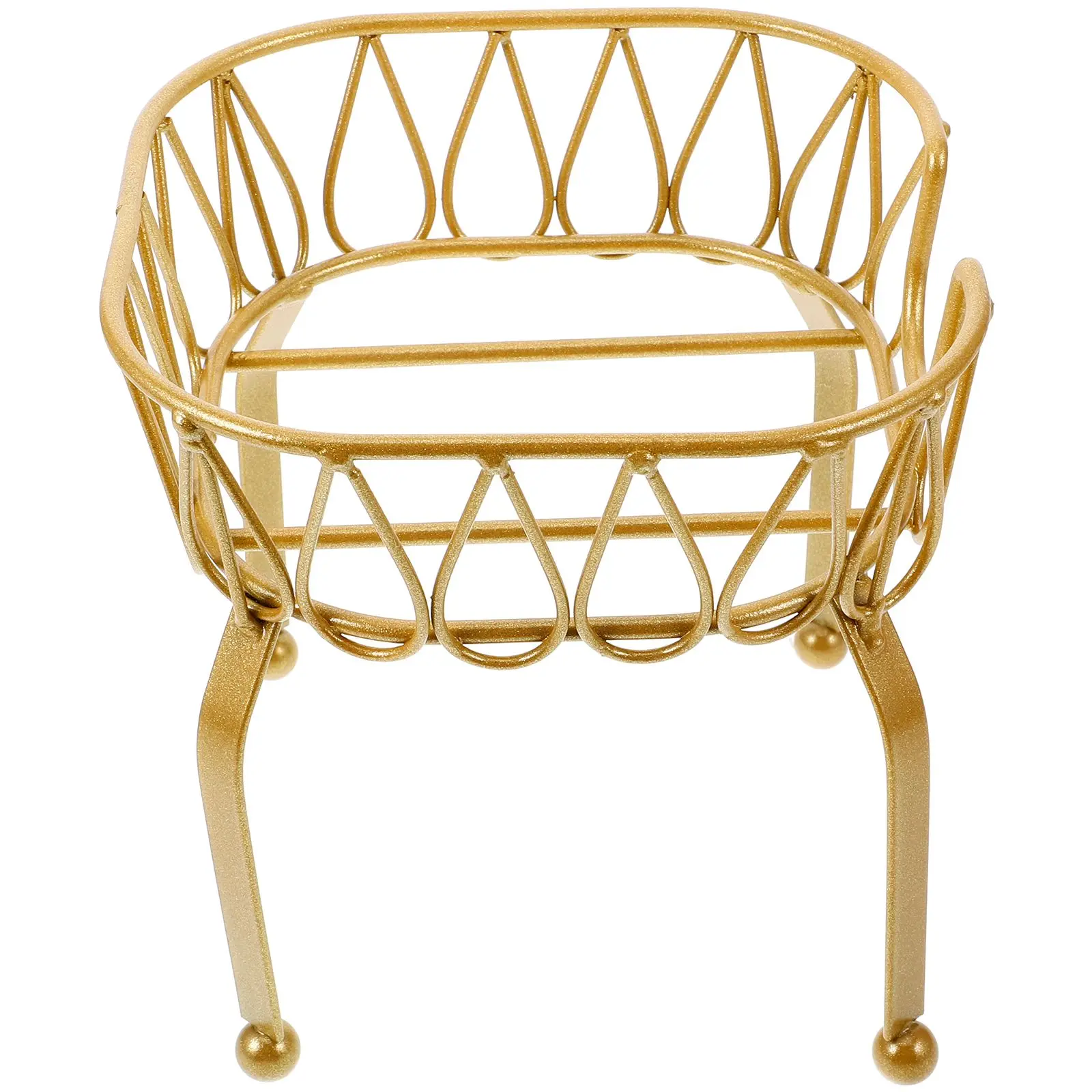 

Beverage Dispenser Stand Drink Bucket Holder for Water Vase Wedding Plants Display Pedestal Iron Material Sturdy