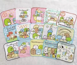 5pcs/lots，16x16cm,cartoon anime Sumikko Gurashi stylish bath towels cotton handkerchief soft face scrubber baby soft plush toys