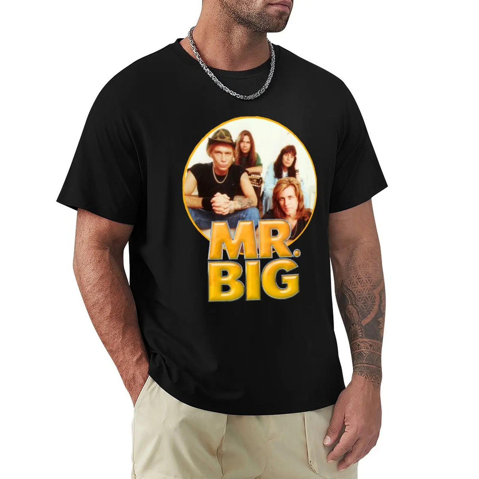 

Mr. Big Band Eric Martin Pat Torpey Billy Sheehan Paul Gilbert T-Shirt luxury designer plus size men clothing