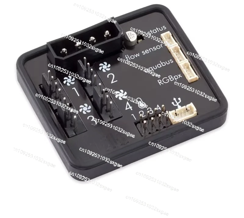 AquaComputer QUADRO 4 Channel Fan Controller RGBpx LED Hub Splitter HUB