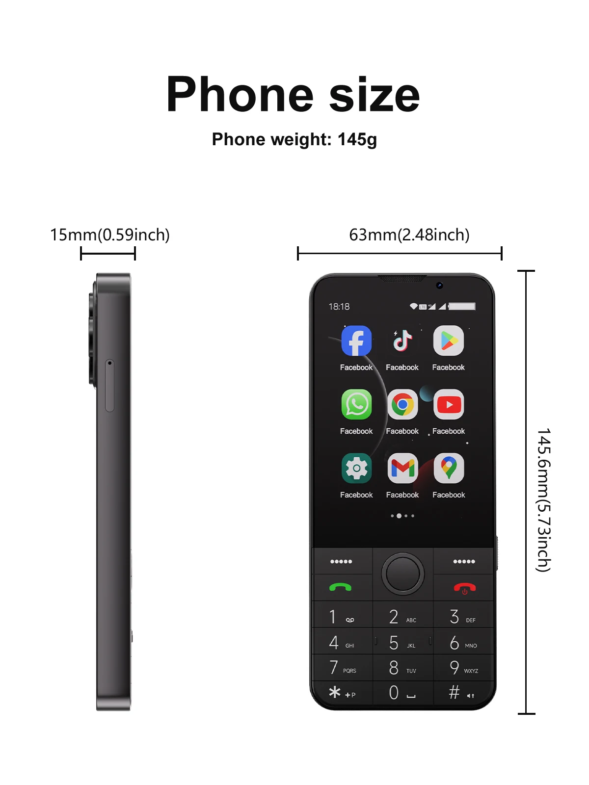 SERVO F26 PRO Android Smartphone Touch Screen 4G Cellular 3.5" Display WiFi GPS Google Play Button Smart Phones Dual SIM 2850mAh