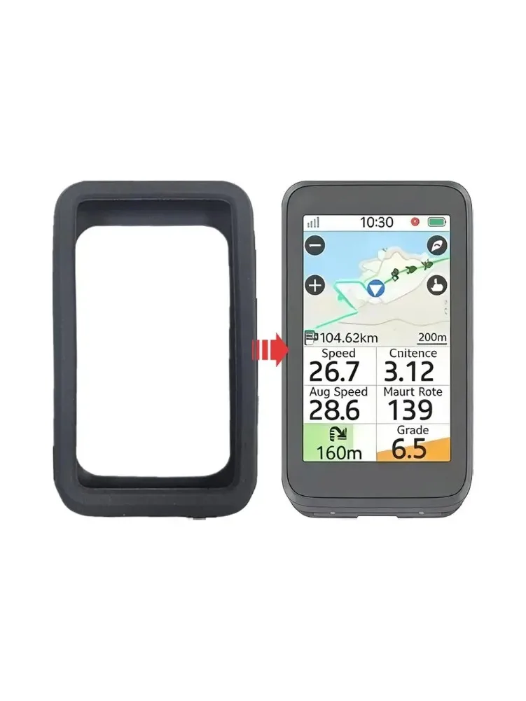 AliExpress NONE Silicone Soft Edge Shell Protective Case For BiNavi Air GPS Bike Computer Screen Protector Film Cover Skin Accessories ﻿