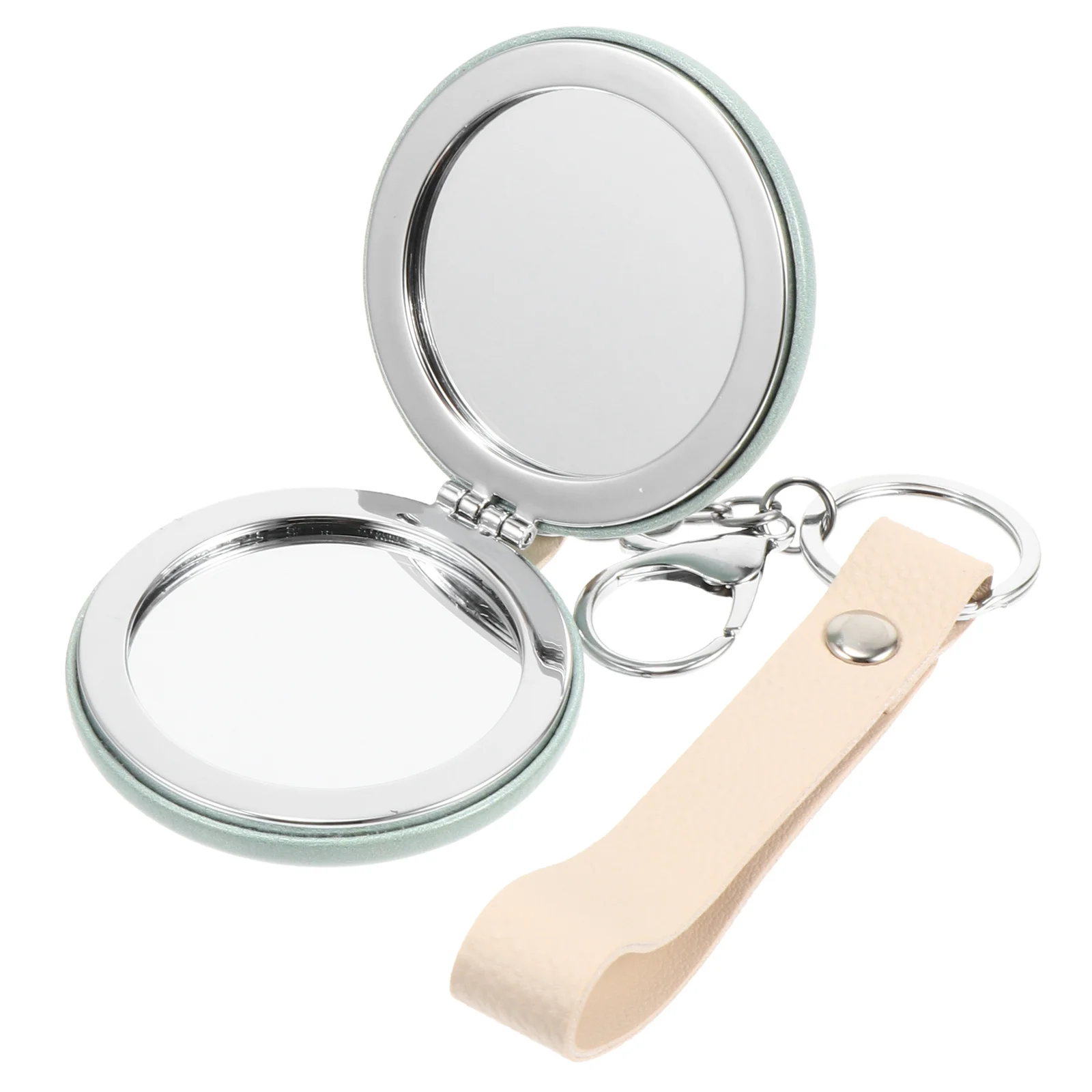 

Travel Size Mirror Makeup Portable for Keychain Make-up Small Pocket Compact Handheld