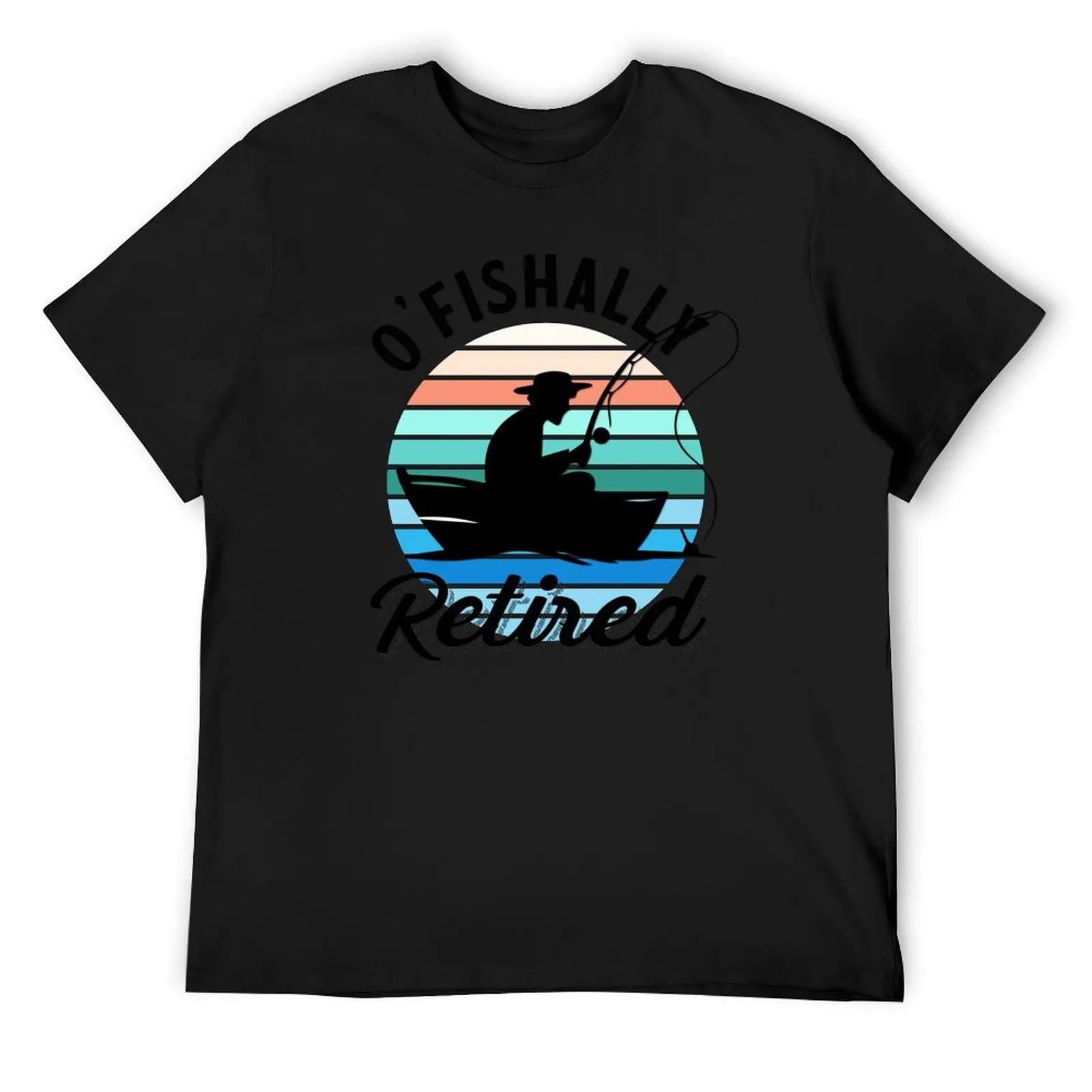 

O'fishally Retired T-Shirt football t shirt luxury designer anime clothes mens graphic t-shirts funny