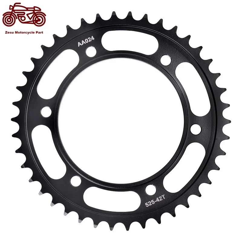 

525-42T 525 42 Tooth Motorcycle Rear Sprocket 20CrMnTi For KT/M 1090 1190 Adventure R S L 17-19 950 Super Enduro R 06-10 1290 S