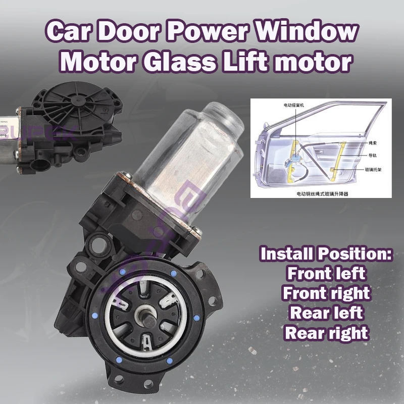 

83450/83460/82450/82460-2H000 For Hyundai Elantra /Avante 2007/2006-2010 Car Door Power Window Motor Glass Lift motor replace