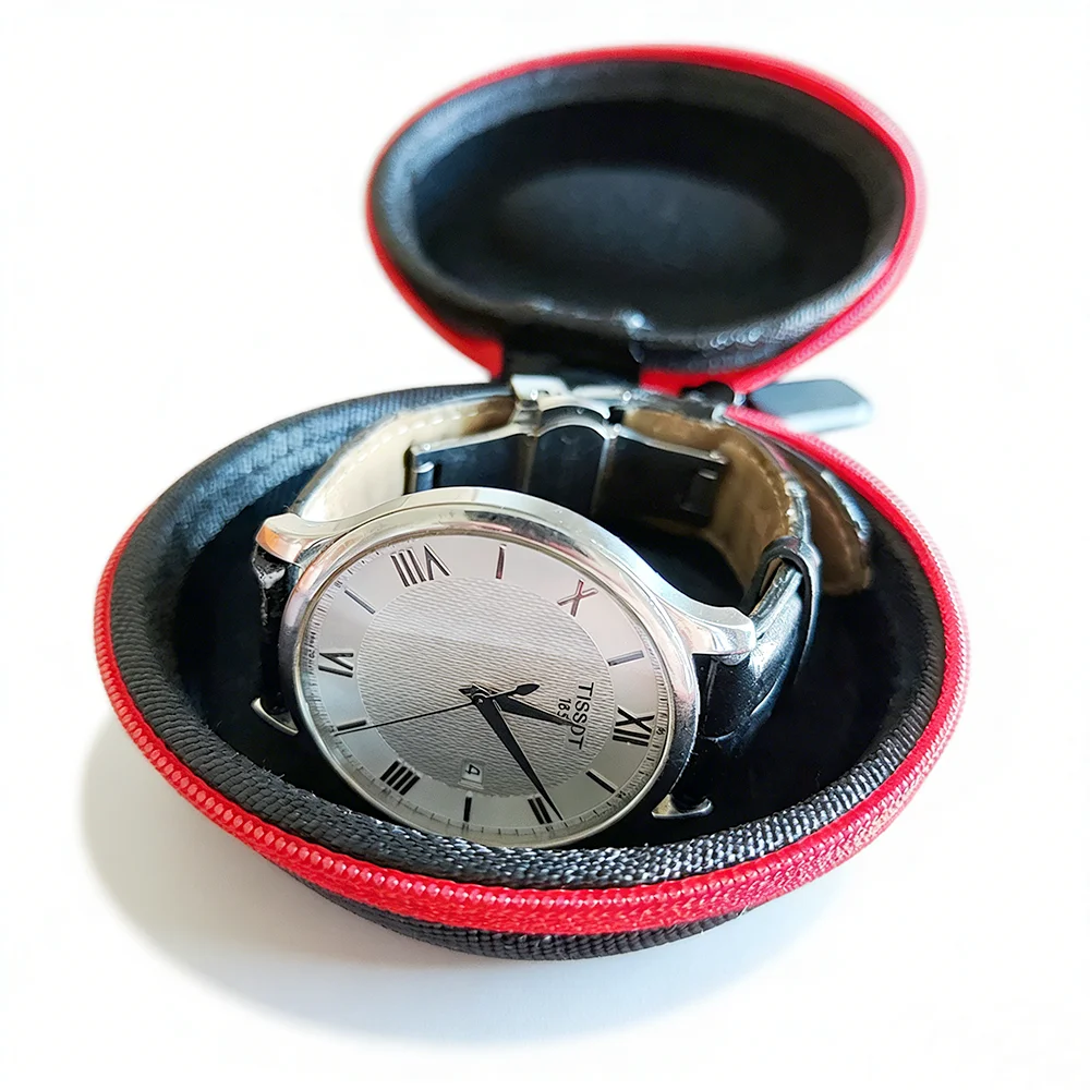 Étui de voyage portable en EVA pour montre, boîte de rangement pour montre, support de montre étanche pour montres intelligentes, conteneur à fermeture éclair