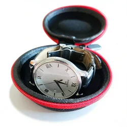 Portable EVA Single Watch Travel Case Watch Storage Organizer Box Watch Holder Waterproof for Smartwatches Zippered Container