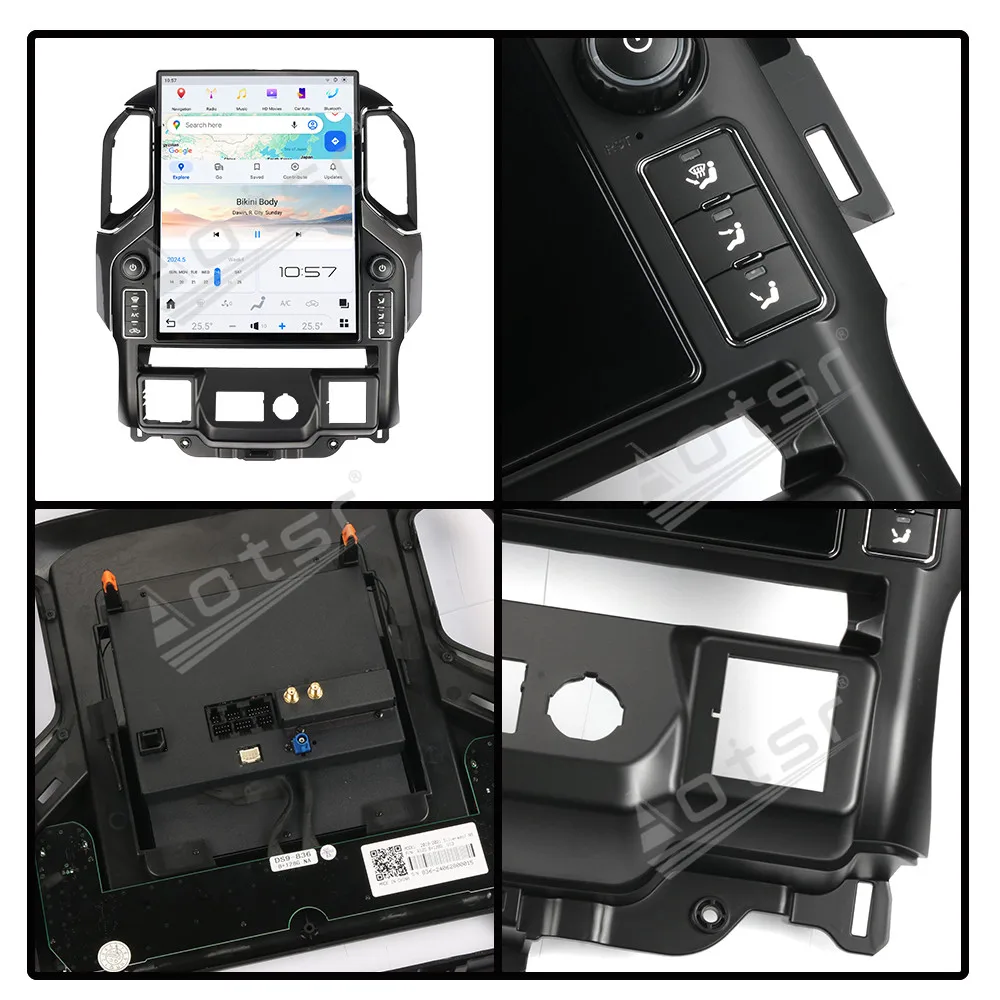 Aotsr 15.6'' CarPlay Car Radio Medio For Chevrolet Sorod Silverado GMC Sierra 2019-2021 GPS Navi Radio Multimedia Head Unit Pad