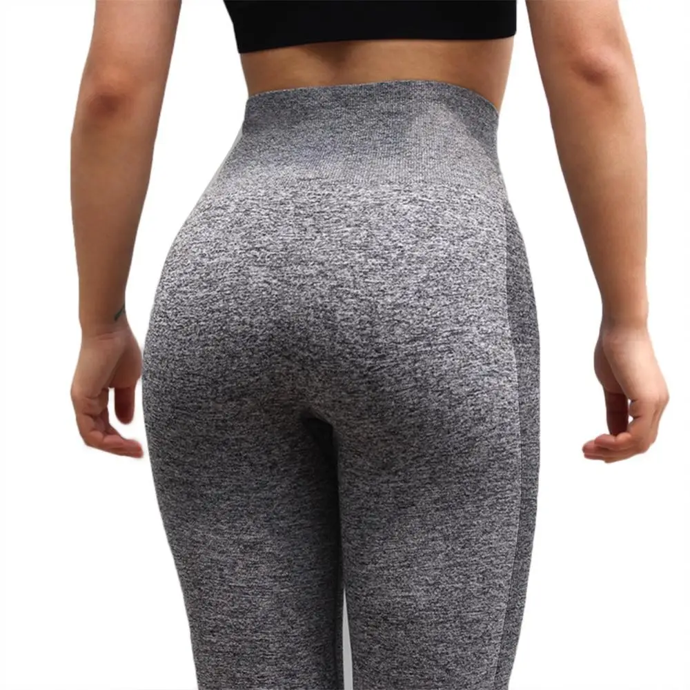 

Women Butt Lifting Yoga Leggings Elastic Workout High Waist Tummy Control Ruched Booty Pants Seamless Gym Compression Tights