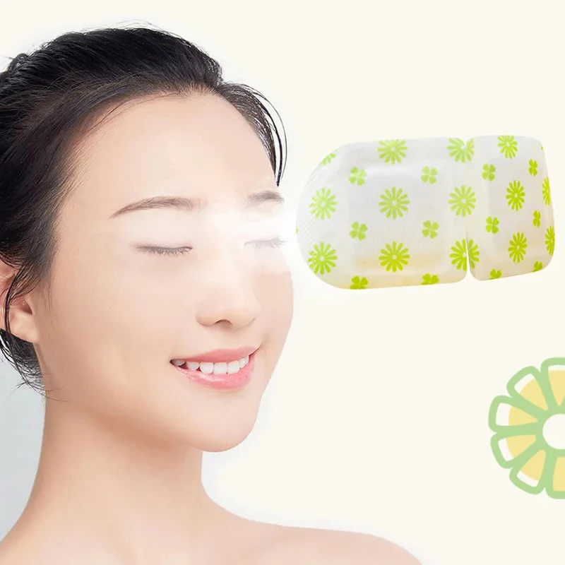 Disposable Steam Eye Mask Self-heating Eye Mask Sleep Eye Patch Hot Compress Eye Care SPA Relax Light Blocking Warm Eyes Sticker