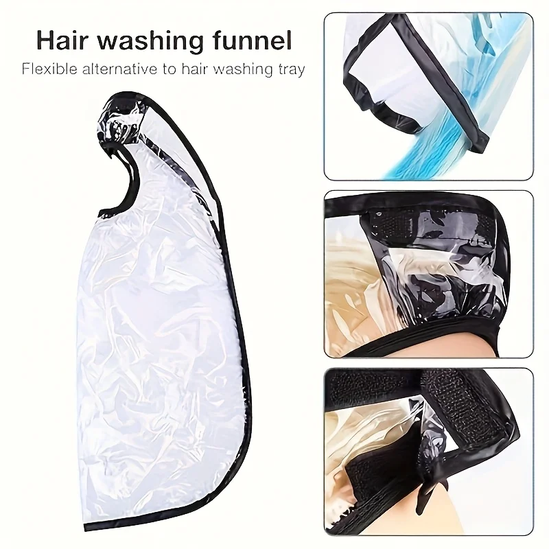 Hair Funnel for Washing Hair, Shampoo Funnel, Rinse Shampoo Washing Tool for Upright Position Washing Elderly Salon Use