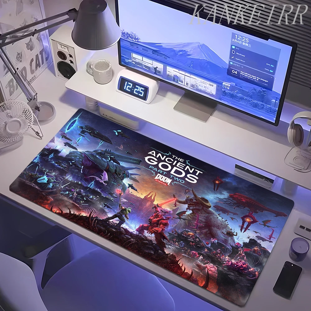 Gaming D-Dooms E-Eternals Mousepad 30x80cm Antislip Rubber Base MouseMat Gamer XXL Mause Carpet PC Thicken Table Pad for E-sport