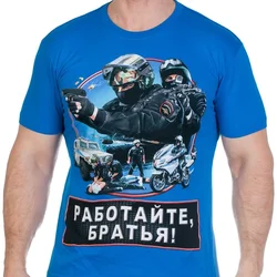 Putin Russia Military Army Polices MenT-Shirt Short Sleeve Casual 100% Cotton T Shirt