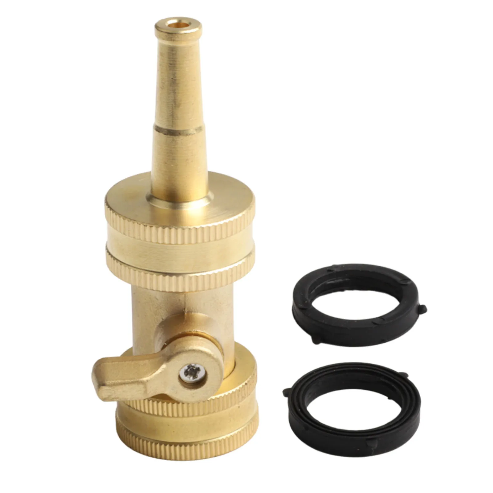 Brass Jet for sweeper Nozzle and 3/4 Inch Brass Hose Valve Combination for Effective Water Direction and Flow Adjustment