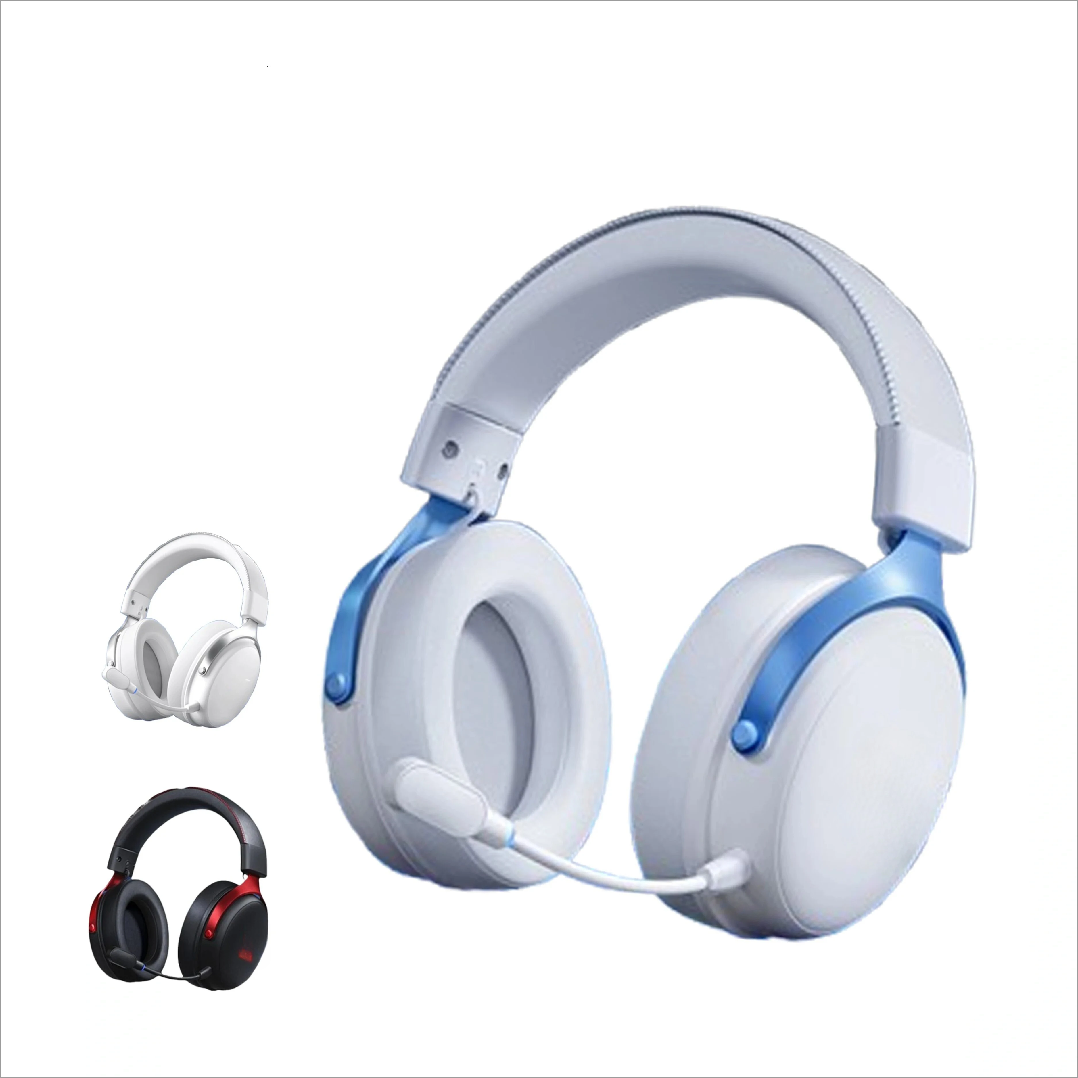 Low Latency Wireless Gaming Headphones - Surround Sound with Noise-Canceling Mic