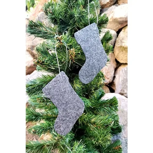 E-Art House 6 Pcs Socks Shape Christmas & Tree Ornament