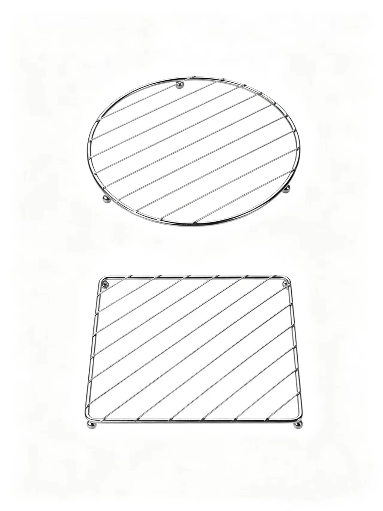 Thickened stainless steel pot trivet heat insulation rack