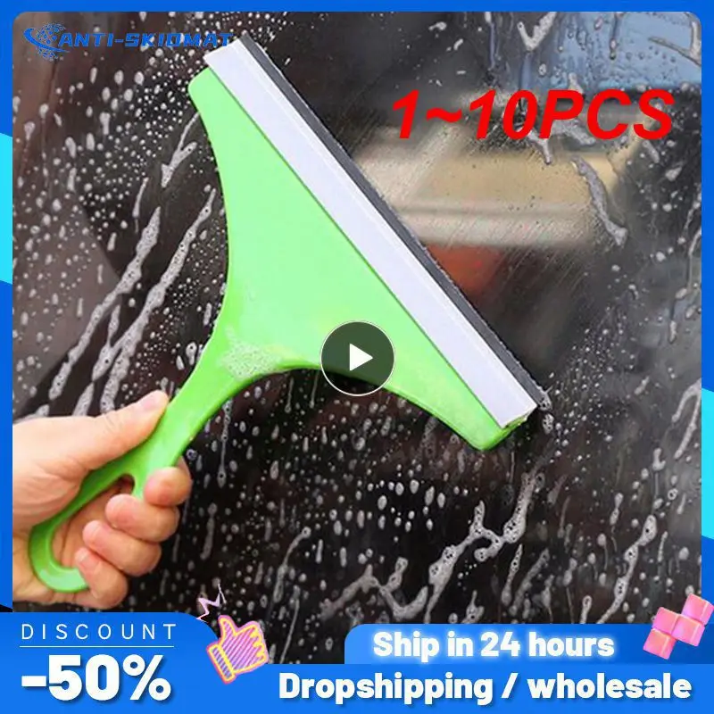 

1~10PCS Soft Plastic Cleaning Brushes Washing Car Window Brusher Comfortable Arch Shape Handle Glass Cleaner Household Cleaning