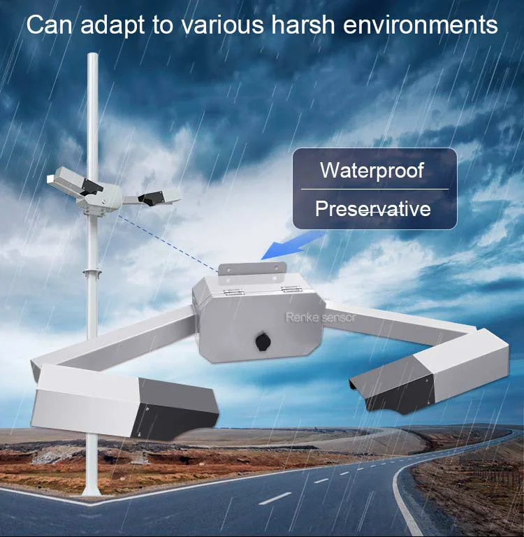 محطة الطقس الأوتوماتيكية لحركة المرور الرخيصة على الطرق السريعة WIFI RS485 سعر مستشعر الرؤية الجوية