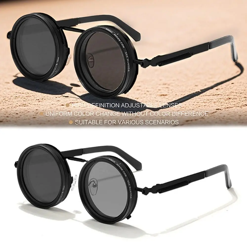 New ND2-400 Adjustable Dimming Glasses ND Filter 9 Level Polarized Sunglasses UV400 Eyewear Driving