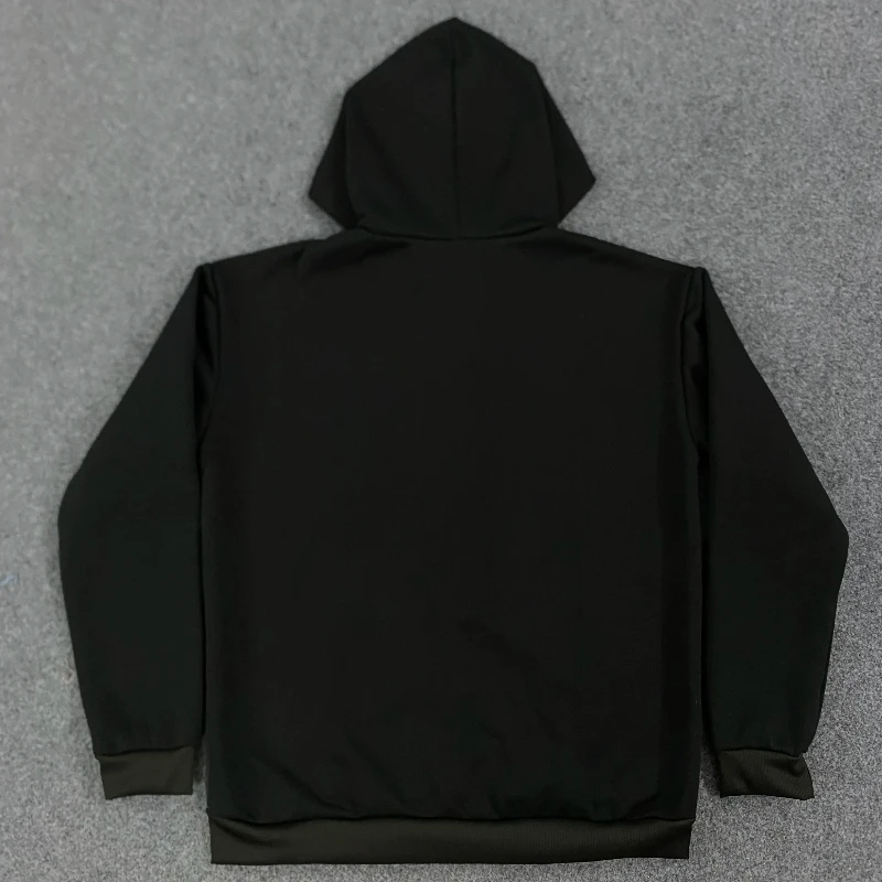 الخريف الشتاء اليابانية مضحك هالوين القوطية طويلة الأكمام البلوز 2000s الكتابة على الجدران كشر طباعة الاتجاه الشرير شارع العليا هوديس #4