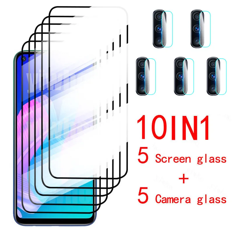 

Tempered Glass for Huawei p40 lite e screen protector For huawei y7p y7 P 40 Lite p40lite e camera lens protective glass case