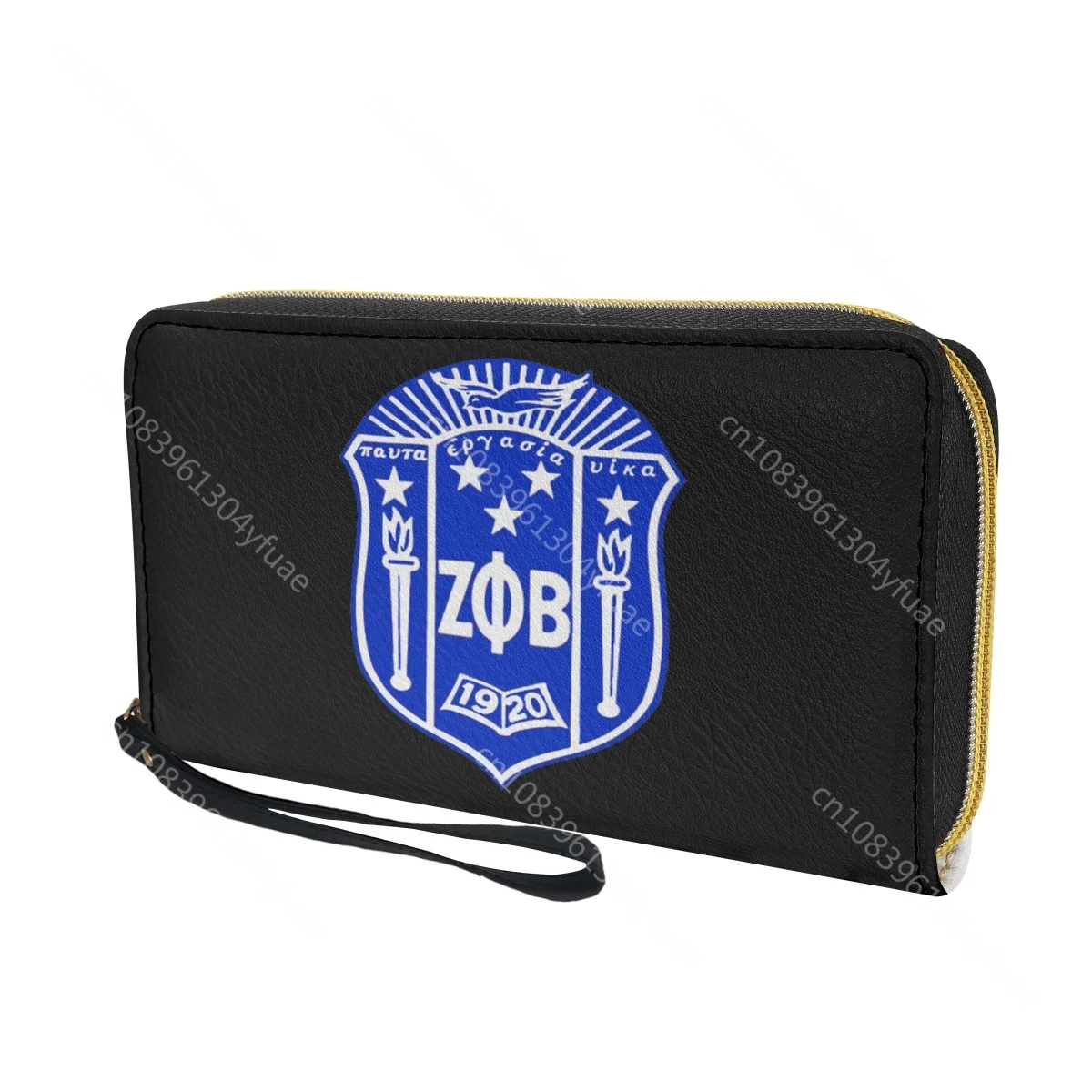 Fashion Zeta Phi Beta Wallet Female New Long Phone Card Holder Zipper New Large Capacity Clutch Girls Gifts Carteras De Mujer