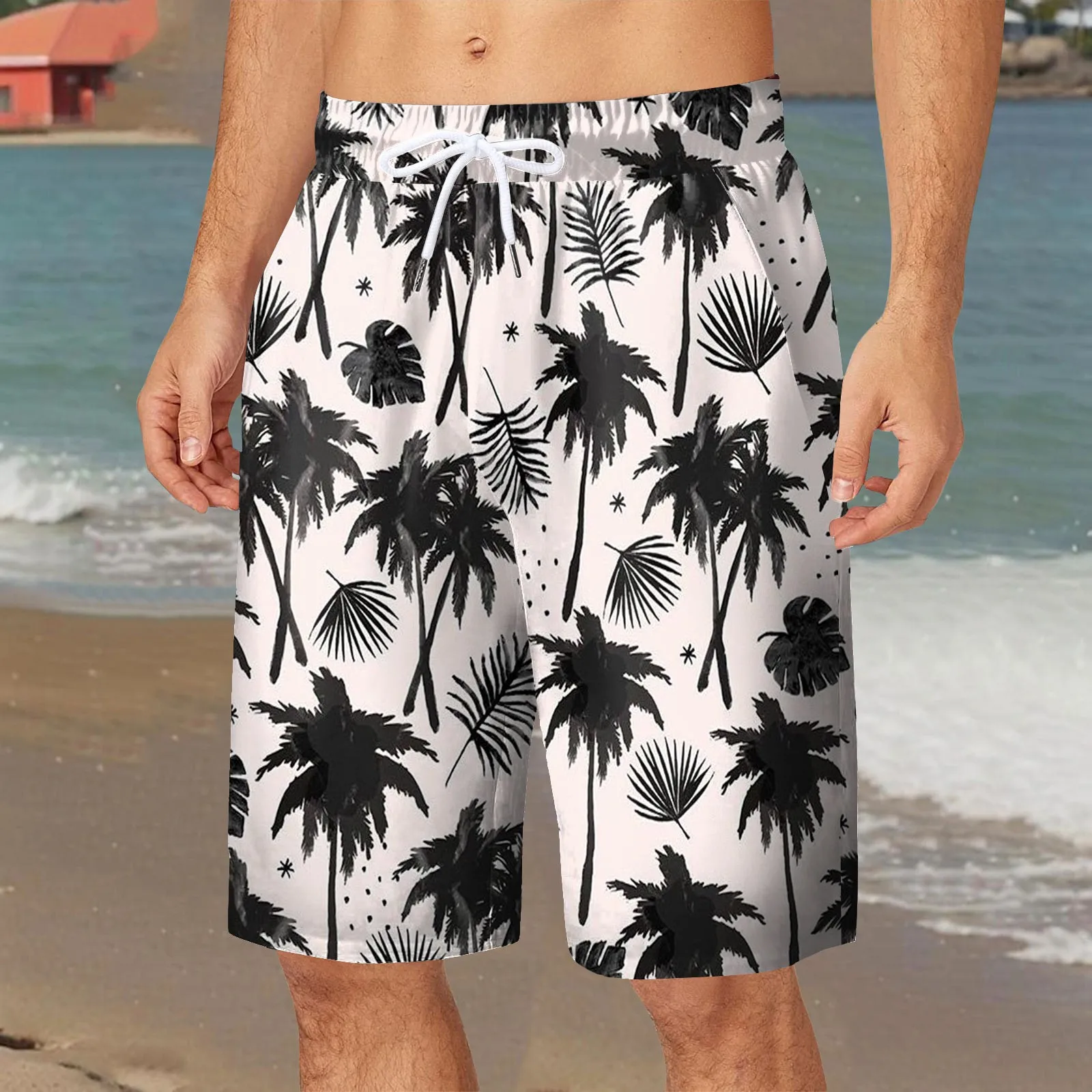 Hawaiian Style 3d Printed Summer Men\'S Shorts Quick Dry Swimming Shorts Oversized Casual Beach Pants Fashion Trend Men Clothing