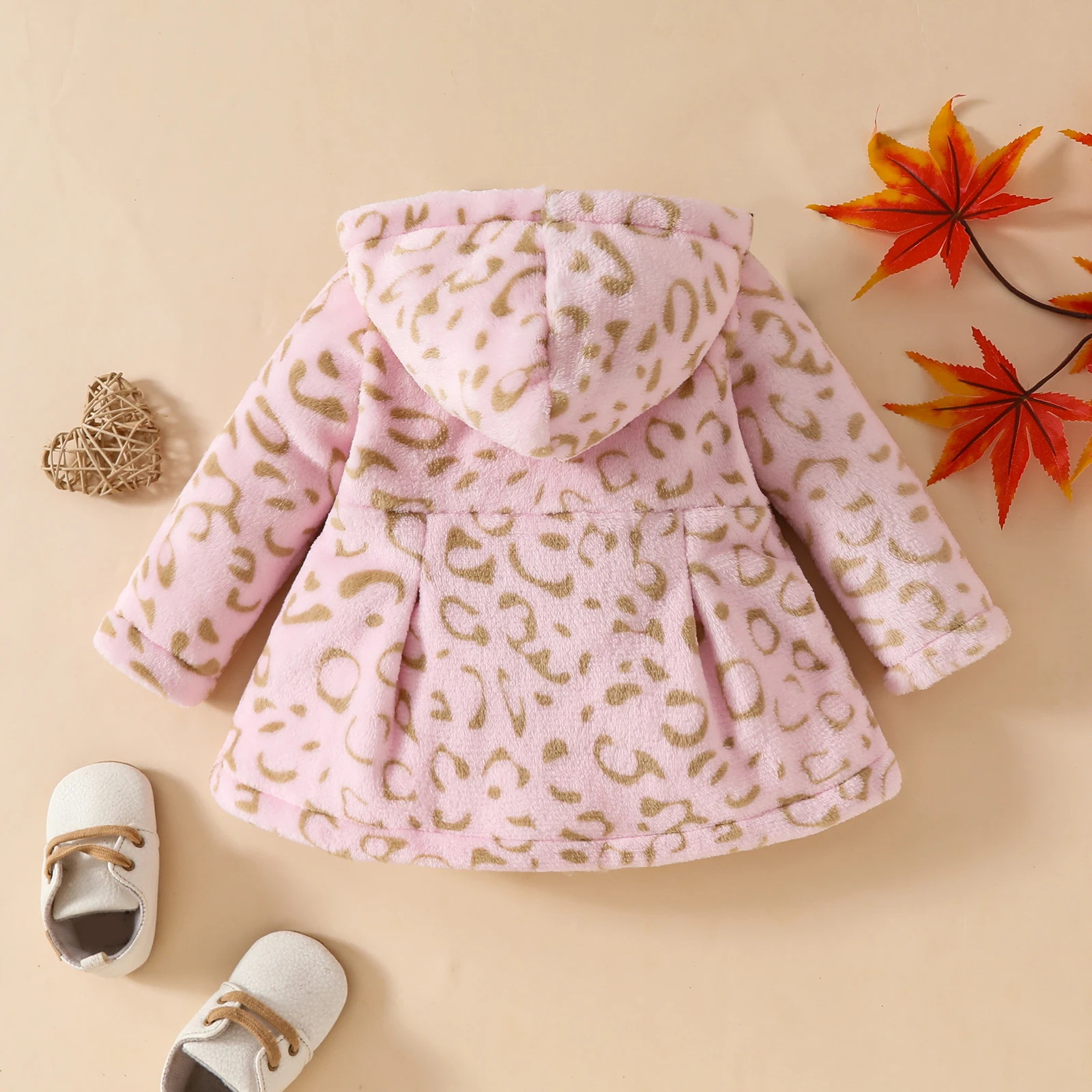 Autumn/Winter Baby girl lace hooded long-sleeved comfortable coat