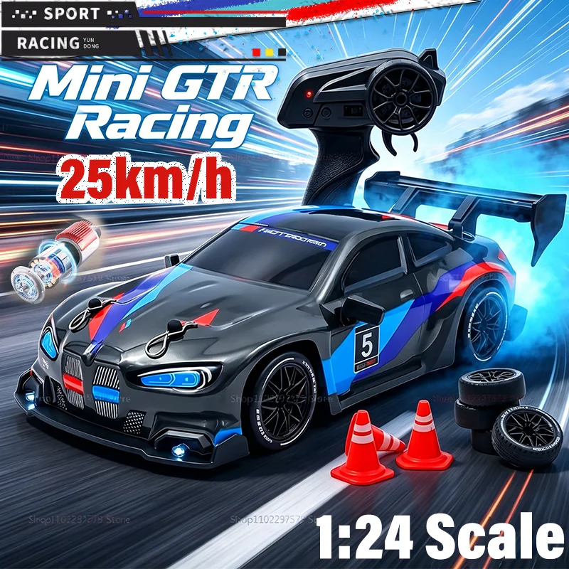 Hobby Quality Rc Cars - 1:24 Maßstab 4WD Ferngesteuertes Drift-Rennauto 2,4G