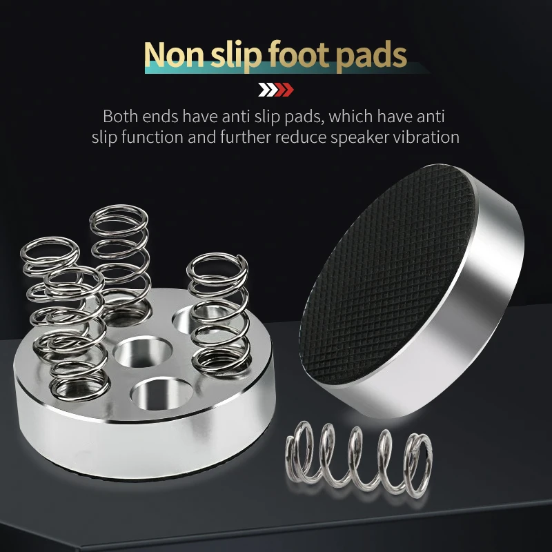 TODN HIFI Audiophile Shock Spikes Spring shock spikes spring damping pad Stand Feet speaker CD- amplifier foot pad