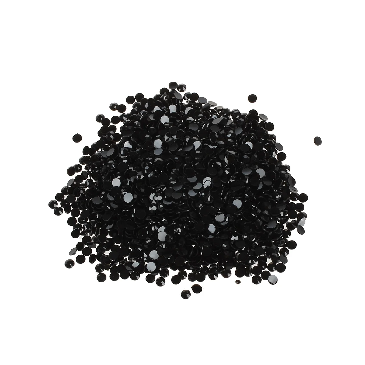 10000 قطعة كريستال مسطح أكريليك أحجار الراين الخرز مسمار الفن (أسود) #6