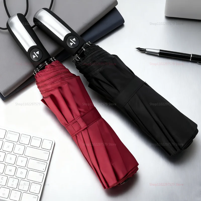 10 Bones Windproof Double Layer Automatic Umbrella for Men Women Large Luxury Rainproof Parasol Durable Business Outdoor Gift