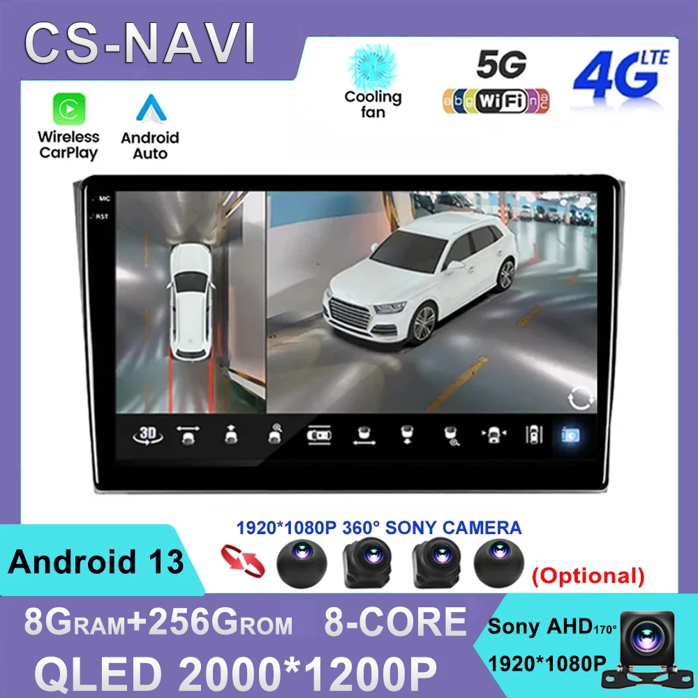 

For Mazda CX9 CX-9 CX 9 TB 2006 -2016 Android 13 Auto Autoradio Car Radio Stereo Multimedia Video Player Navigation GPS DSP BT