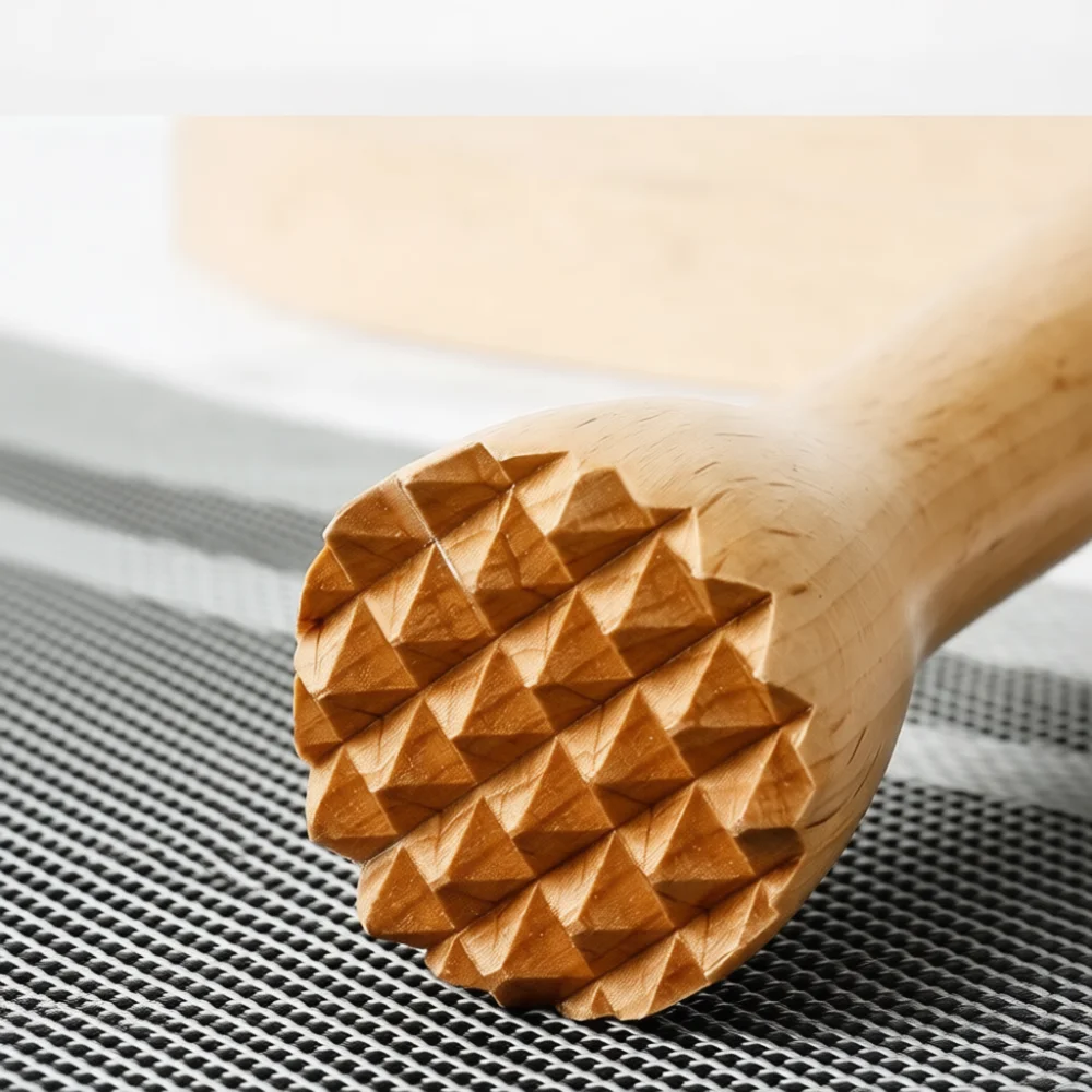 Wooden Fruit Muddler Robust Beech Stirrer Ice Hammer Manual Juice Press Tool For Drinks Cocktail Bar Home Kitchen Gadgets