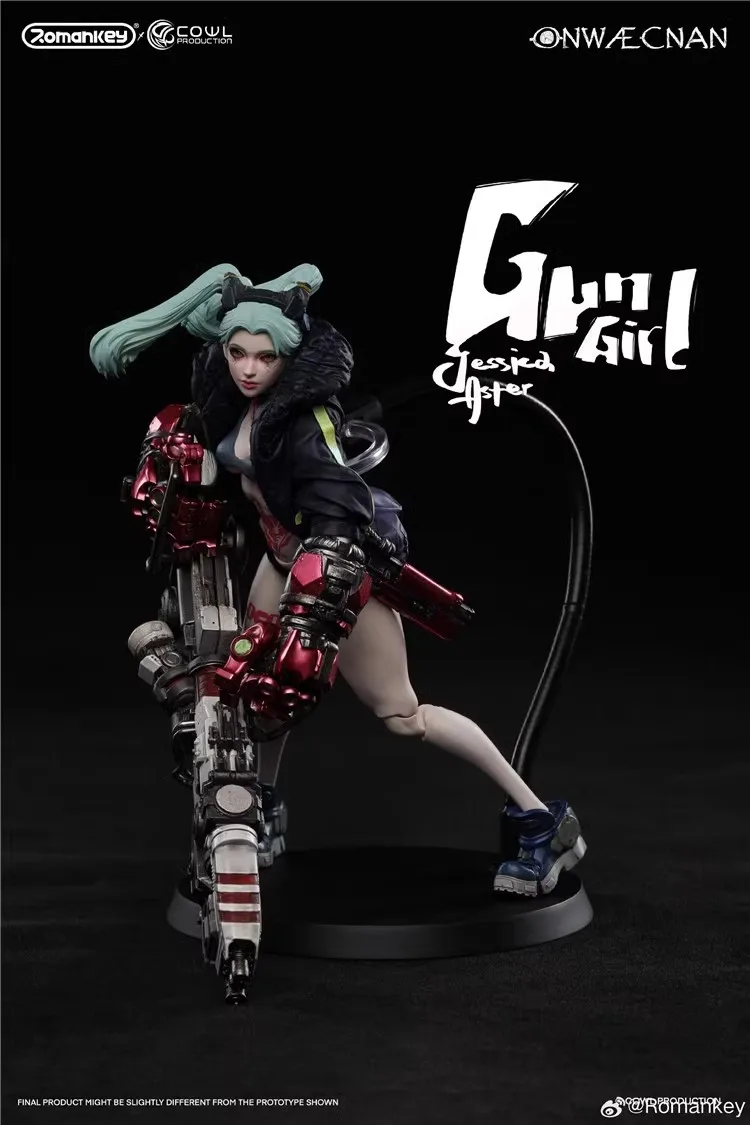 متوفر في المخزون روماني 1/12 نسخة فاخرة Onwaecnan Gun Girl Jessicd Aster أنيمي ألعاب شخصيات الحركة نموذج جمع أرقام