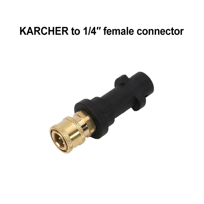 Speciaal gebruikt als accessoires voor KARCHER Hogedrukwaterpistool K2K7 Quick Adapter Autowasmondstuk Vijf kleuren schuimpot